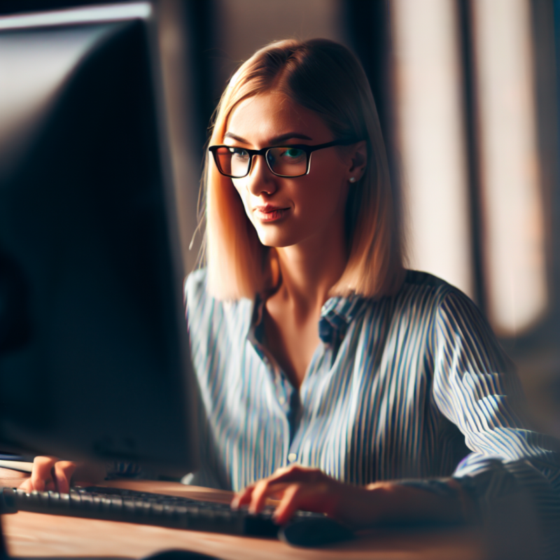Femme qui ajoute des mot clés à exclure