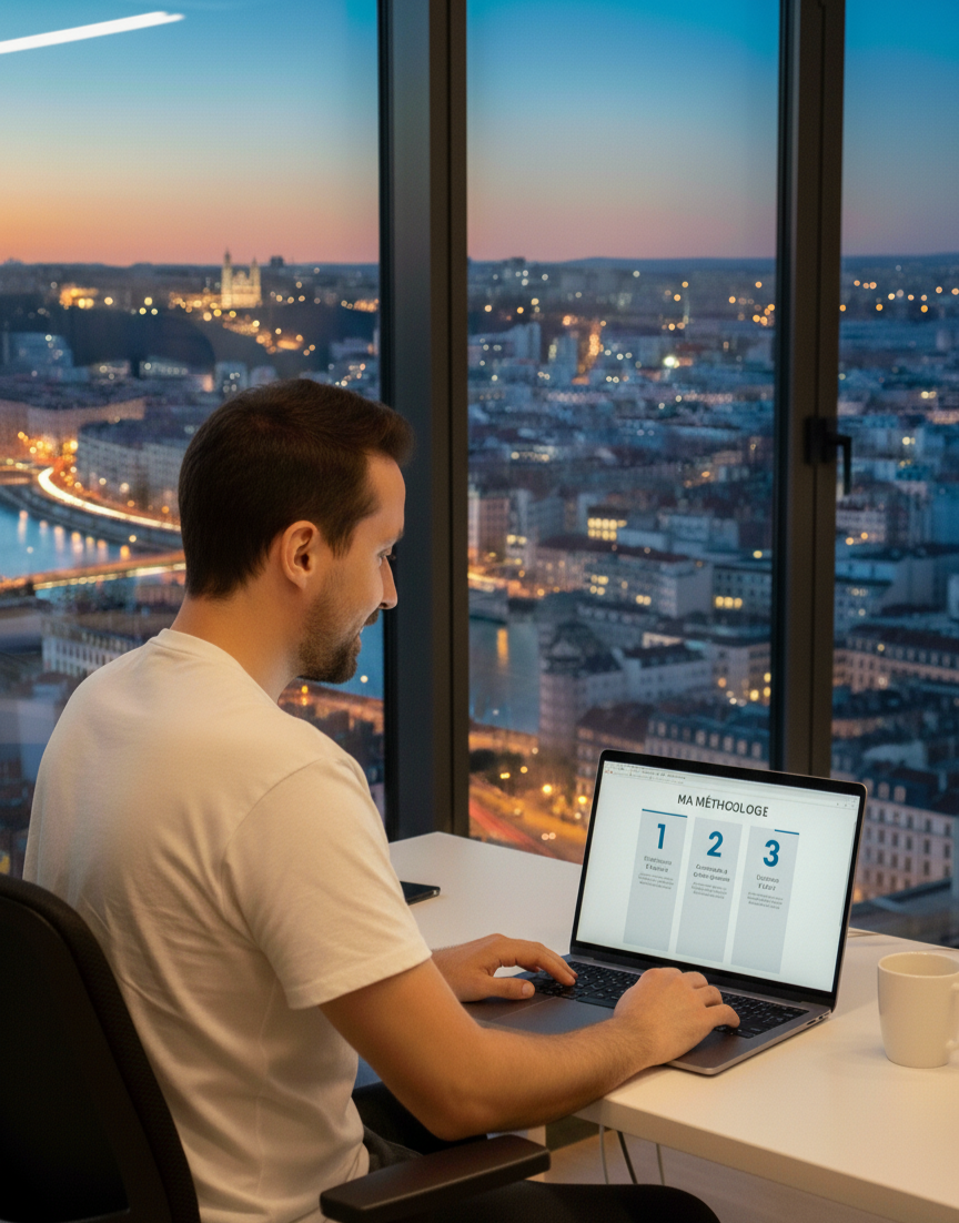 Florent Maucourt à Lyon Agence google ads Agence Google Ads Lyon vue de haut ville